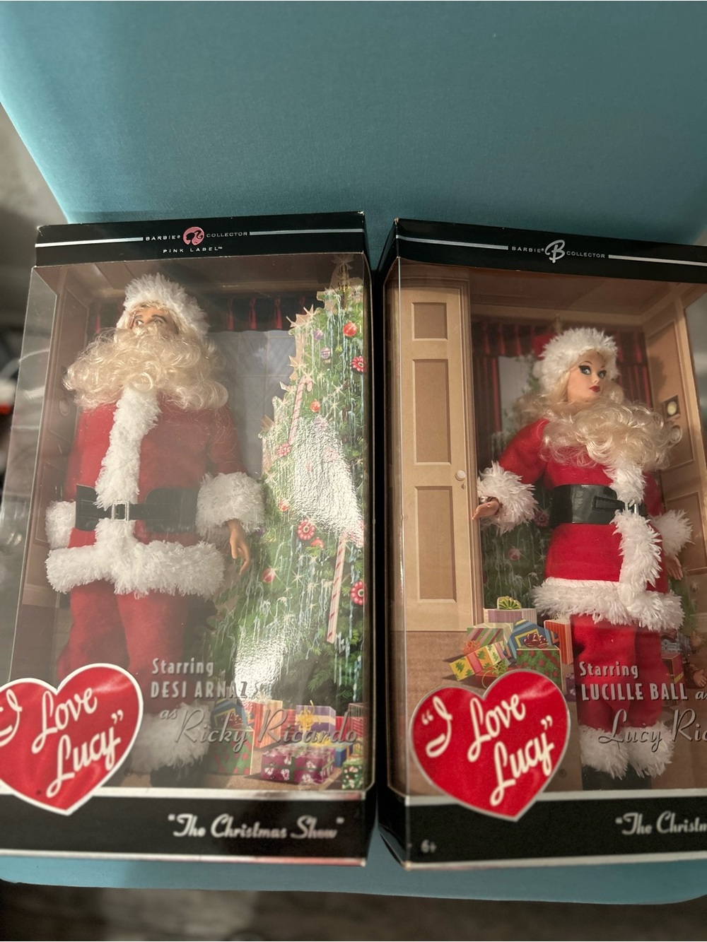 I Love Lucy ❤️  The Christmas Show 2 Dolls Ricky & Lucy